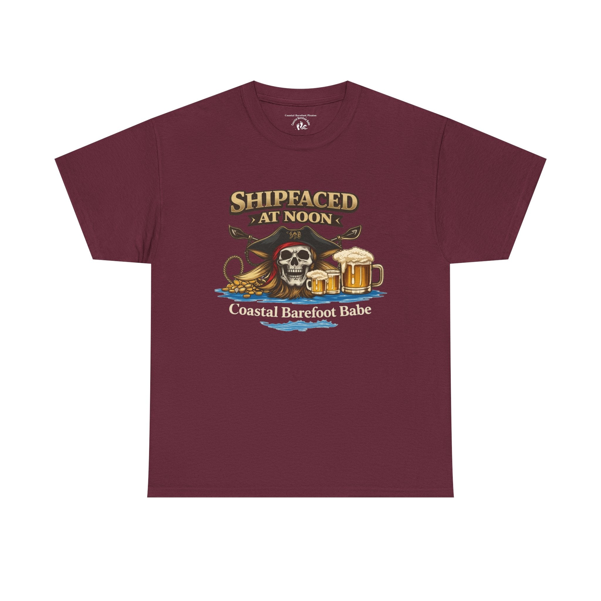 Coastal Barefoot Pirate Tee Babe
