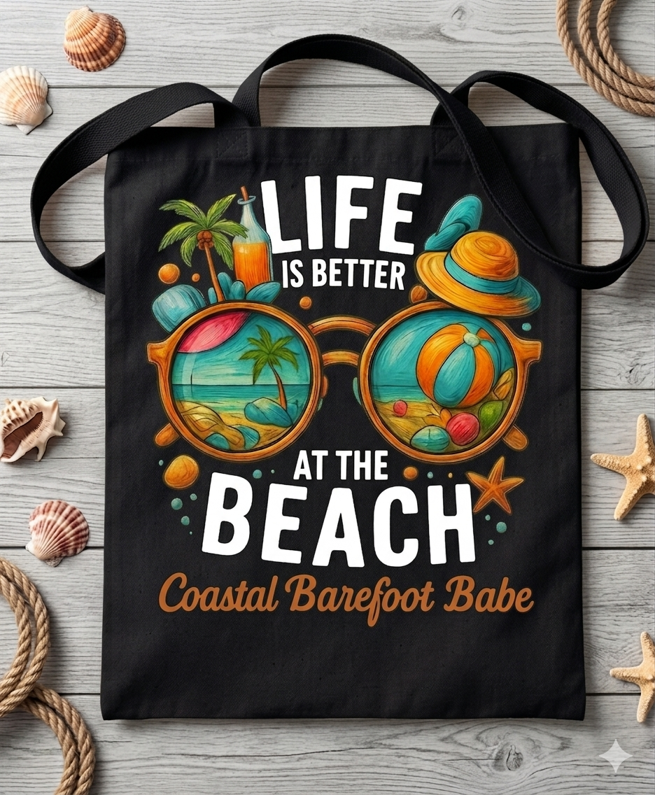 Life Is Better at the Beach Tote Bag