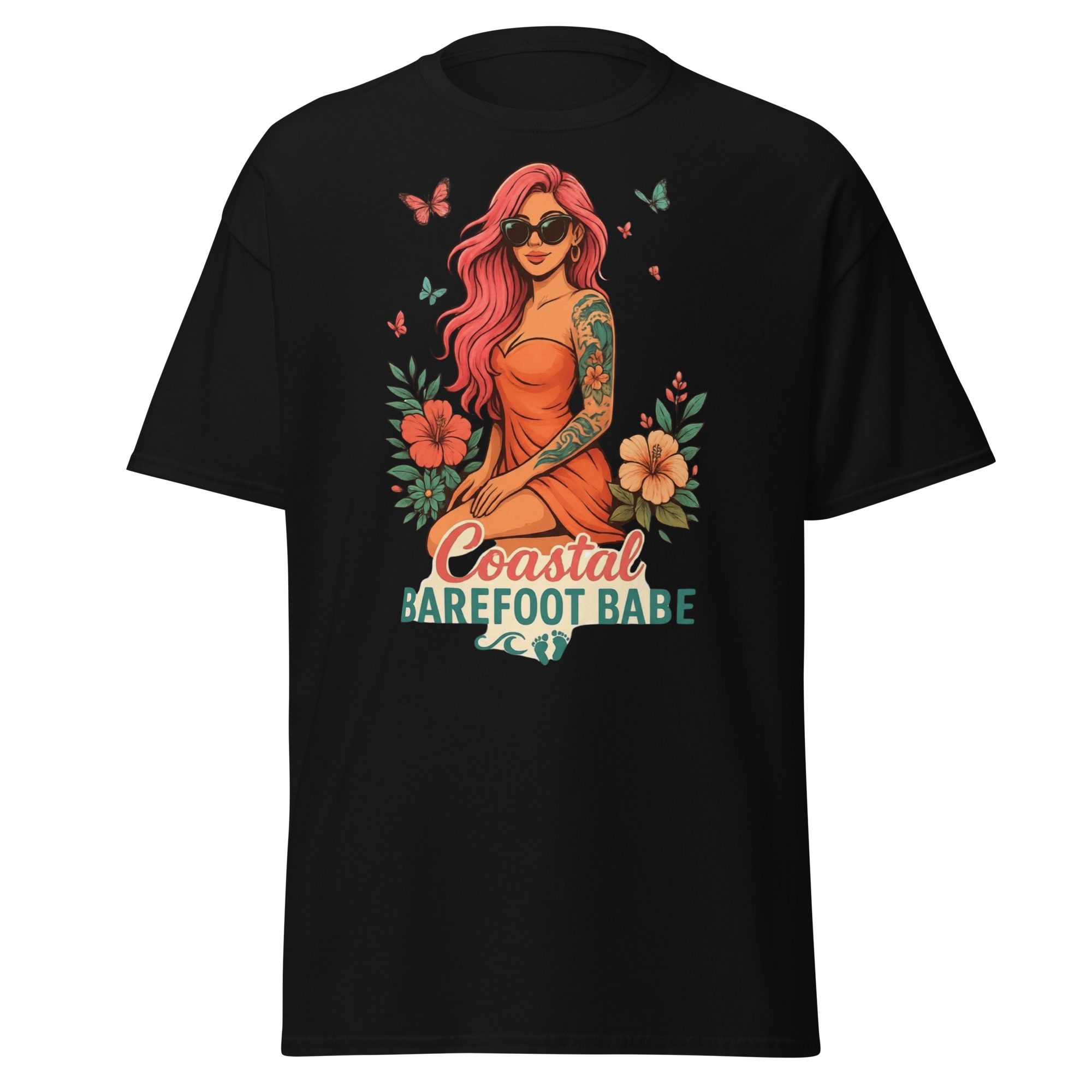 Coastal Barefoot Babe Signature Tee