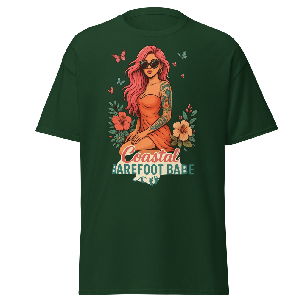 Coastal Barefoot Babe Signature Tee
