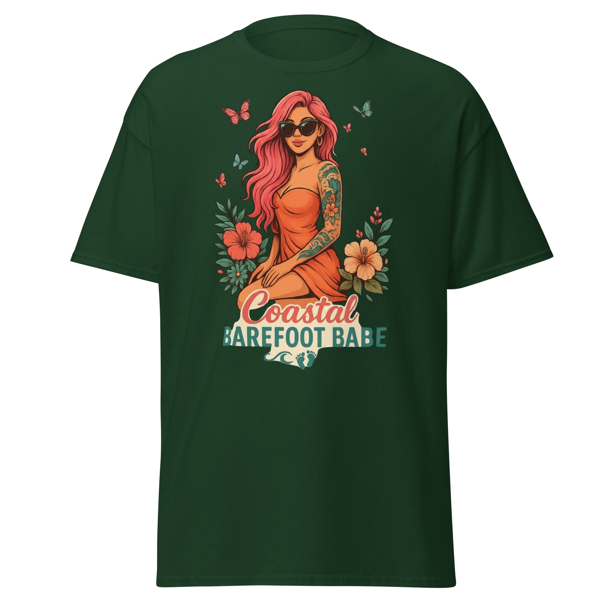 Coastal Barefoot Babe Signature Tee