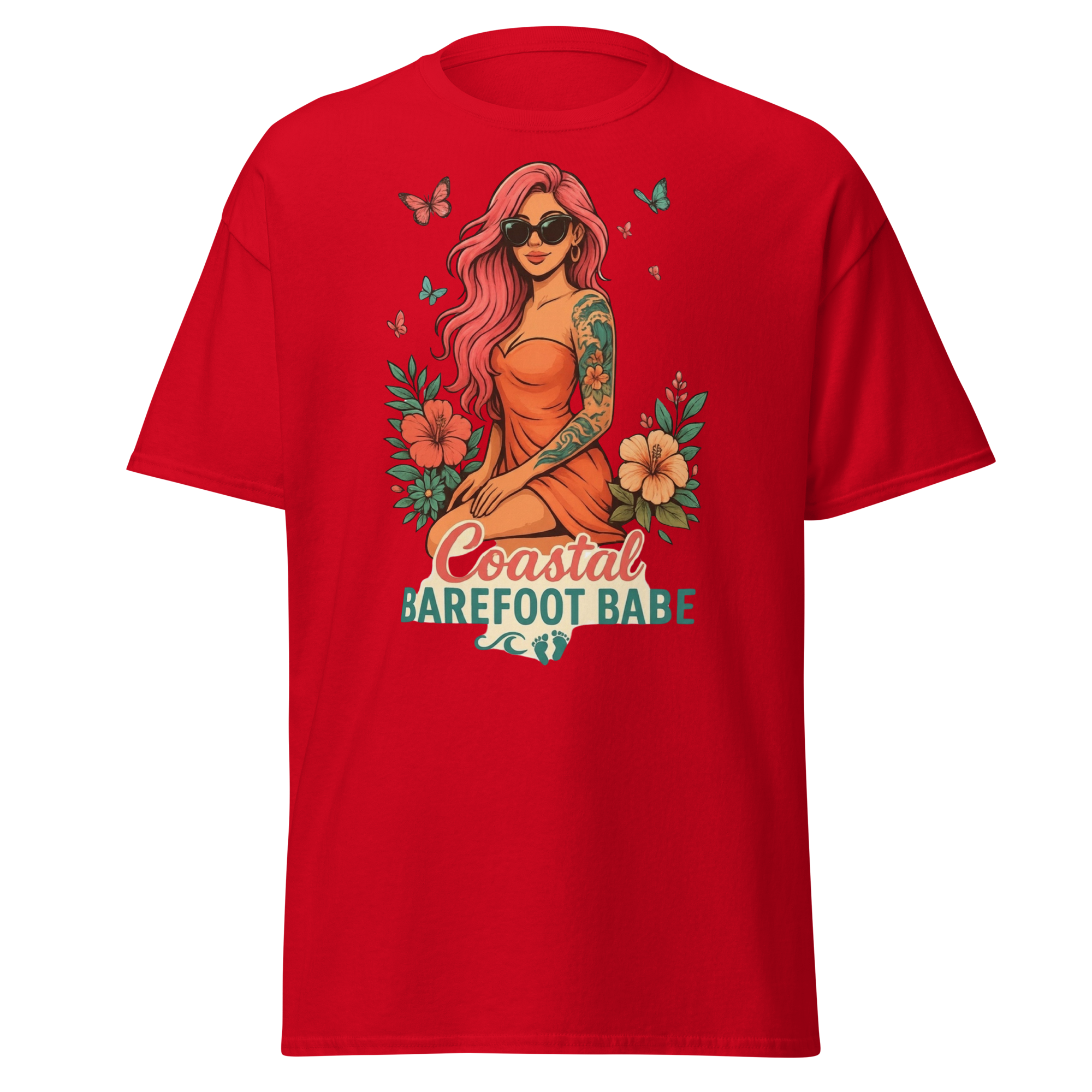 Coastal Barefoot Babe Signature Tee