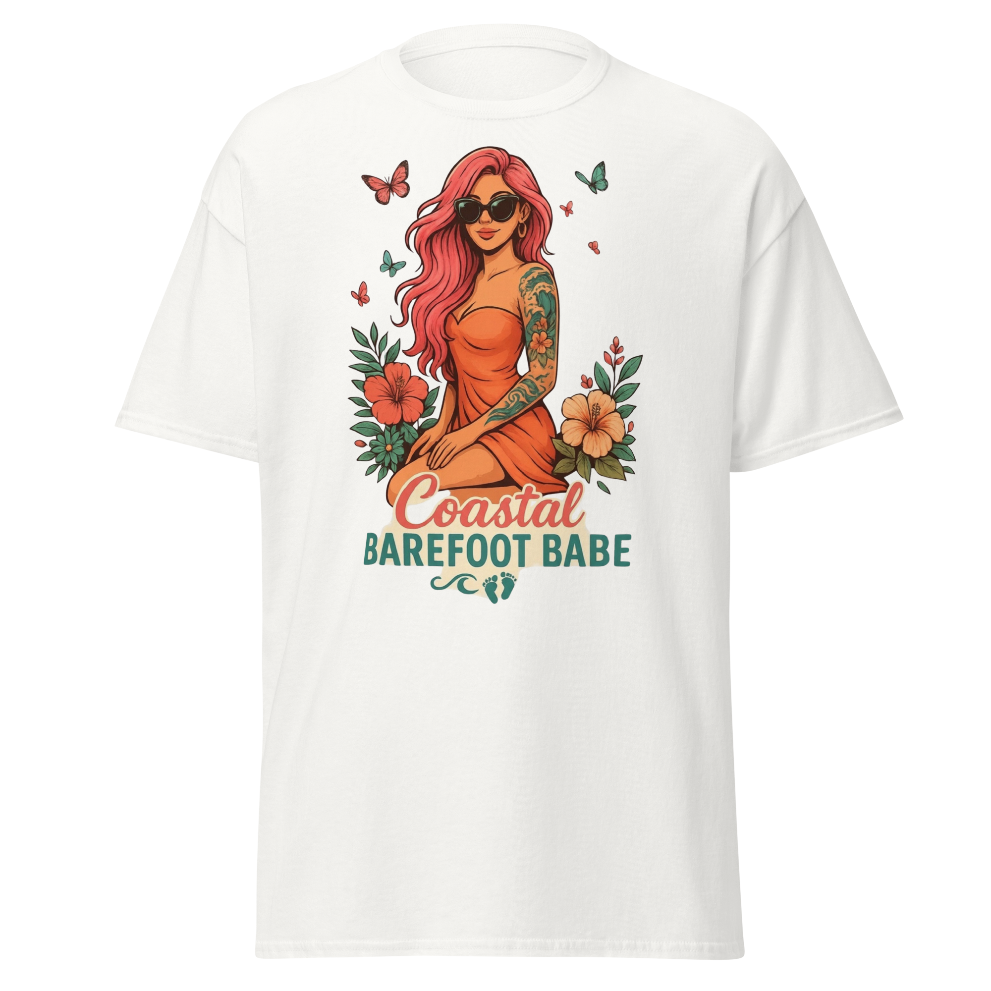 Coastal Barefoot Babe Signature Tee